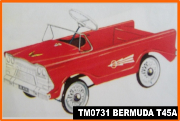 TRI-ANG T45 BERMUDA PEDAL CAR PARTS